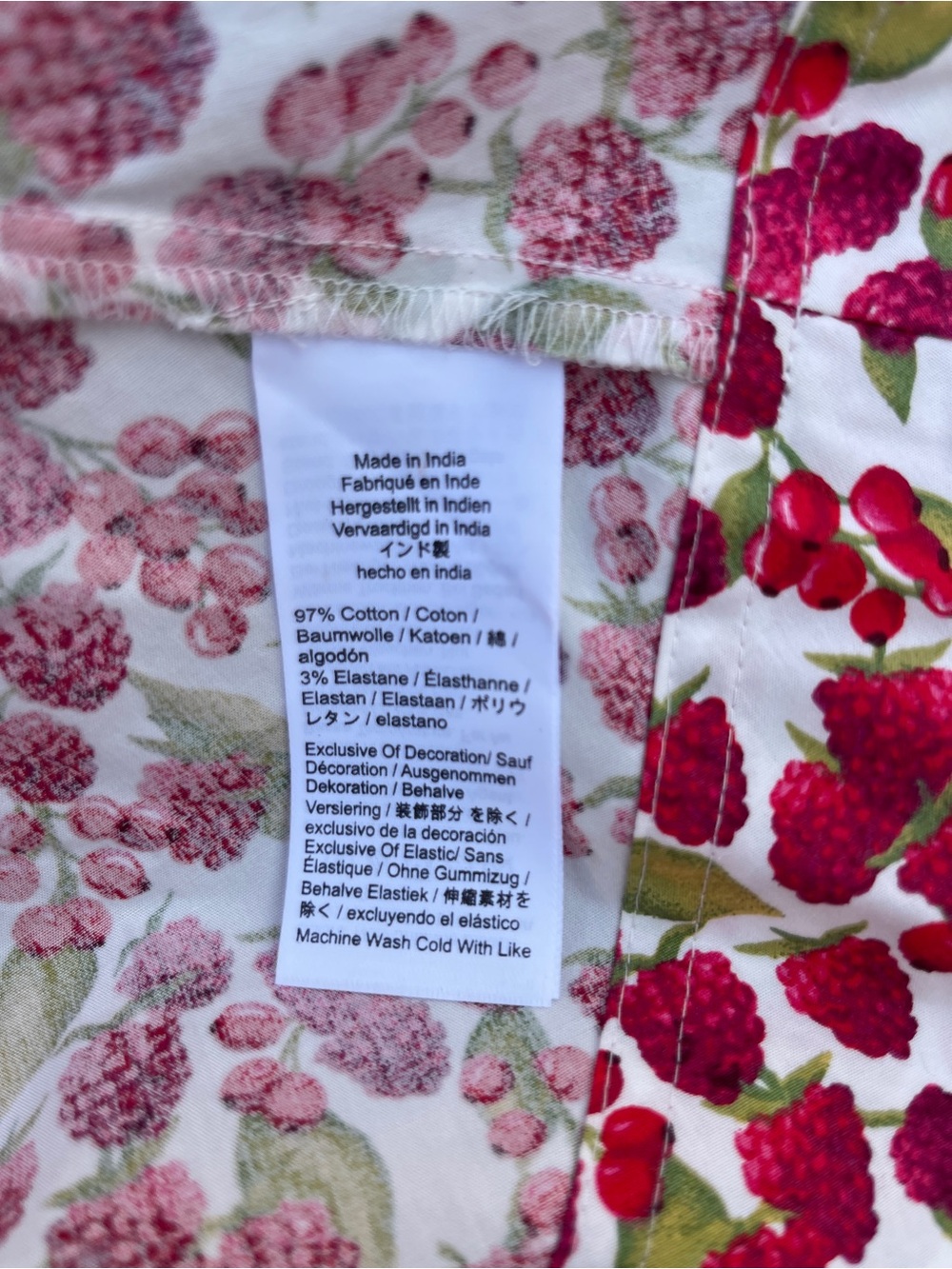 Women’s Red Floral Summer Dress - Sleeveless Cotton Sundress - Picture 10 of 13